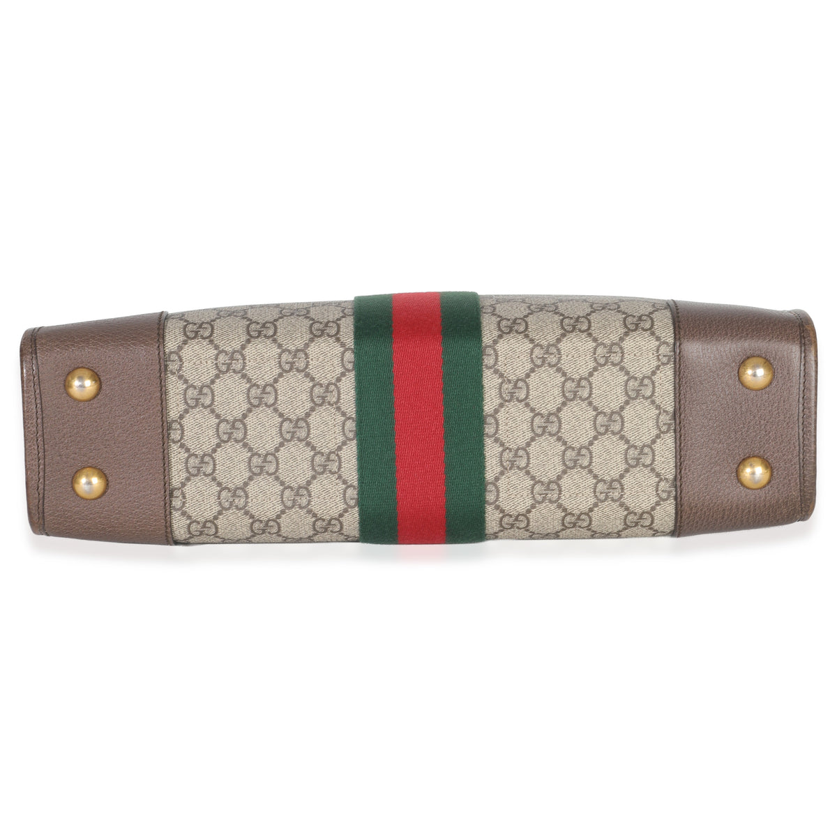 Gucci GG Supreme Beige Large Ophidia Tote Handbag stamp