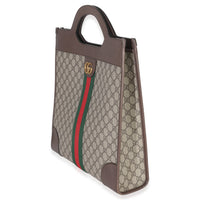 Gucci GG Supreme Beige Large Ophidia Tote Handbag sv