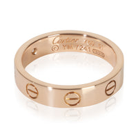 Cartier Rose Gold Diamond Small Model Love Ring fv