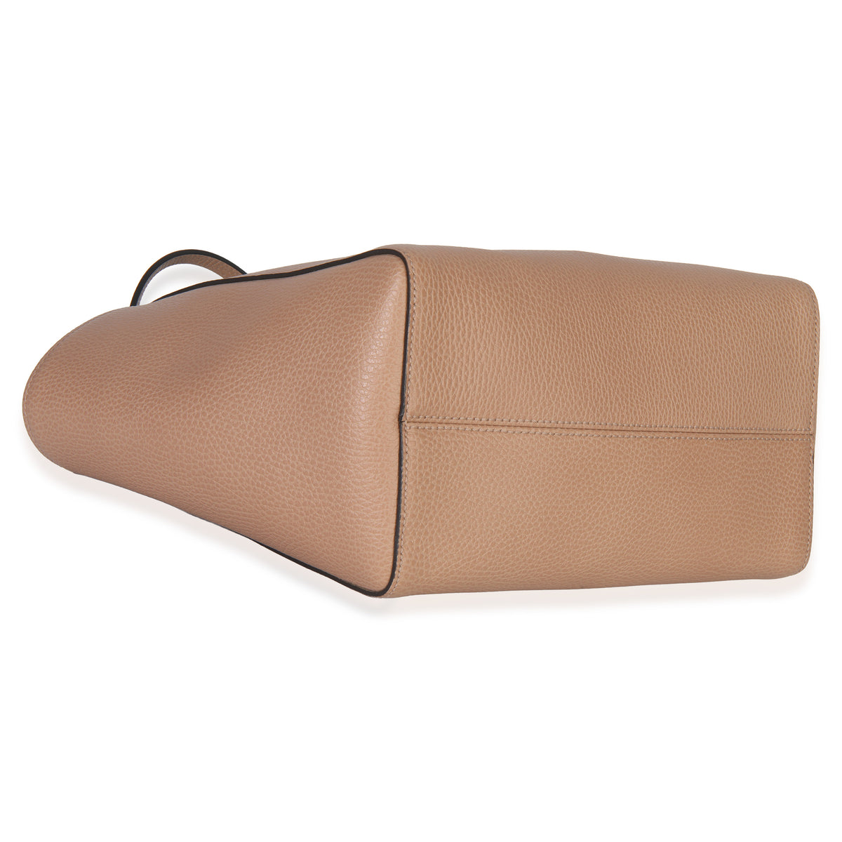 Gucci Beige Blue Dollar Calfskin Swing Tote Bag Handbag clasp