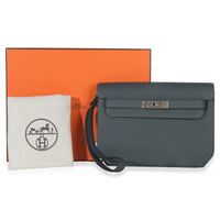 Hermès Bleu Orage Togo Kelly Depeches 25 PHW Handbag ad2