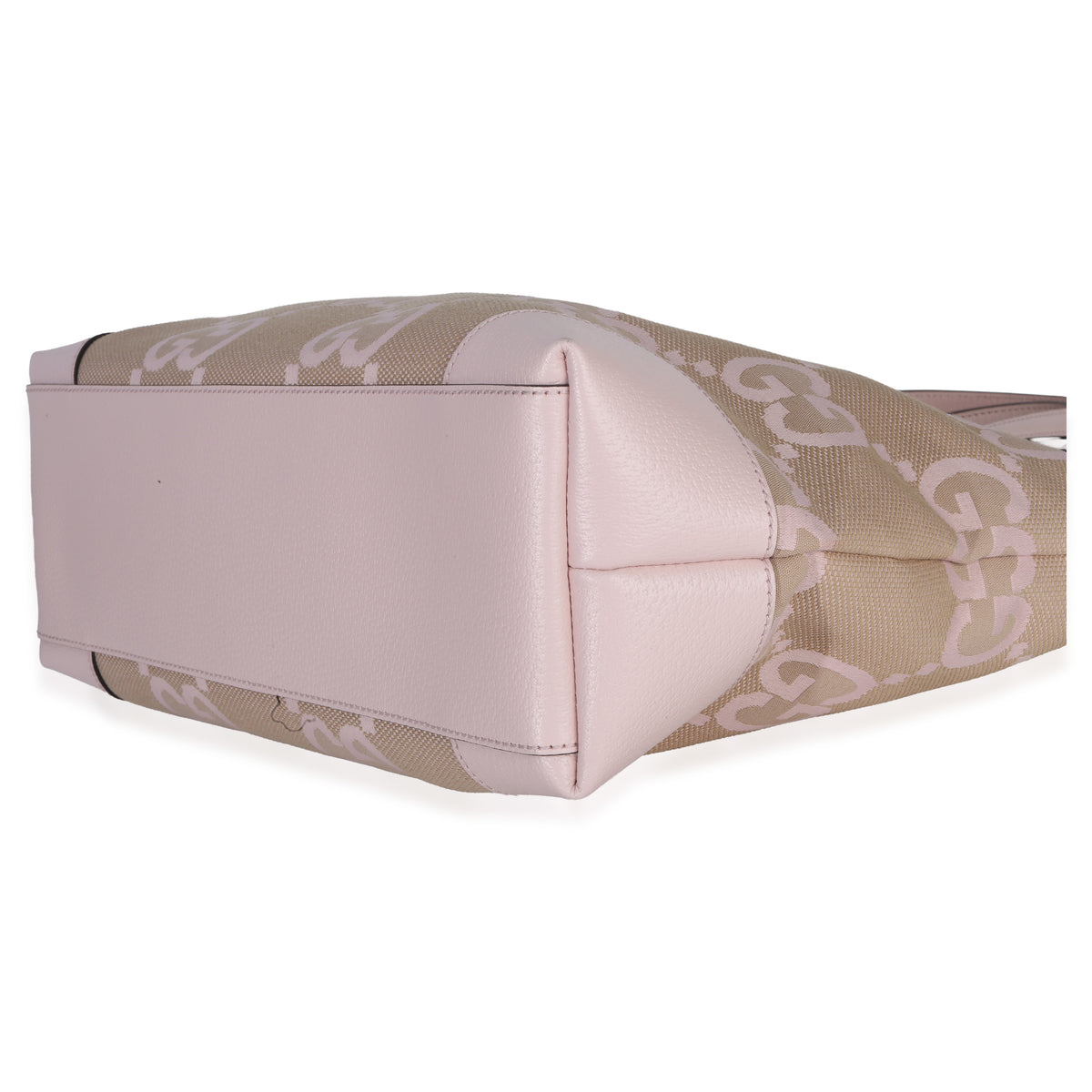 Gucci Pink Monogram Jumbo GG Textured Calfskin Large Ophidia Shopping Tote Handbag box