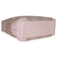 Gucci Pink Monogram Jumbo GG Textured Calfskin Large Ophidia Shopping Tote Handbag clasp