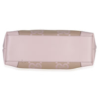 Gucci Pink Monogram Jumbo GG Textured Calfskin Large Ophidia Shopping Tote Handbag stamp