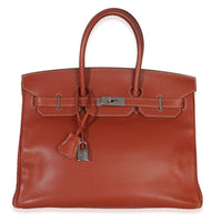 Hermès Brique Poitron Candy Epsom Birkin 35 PHW Handbag id