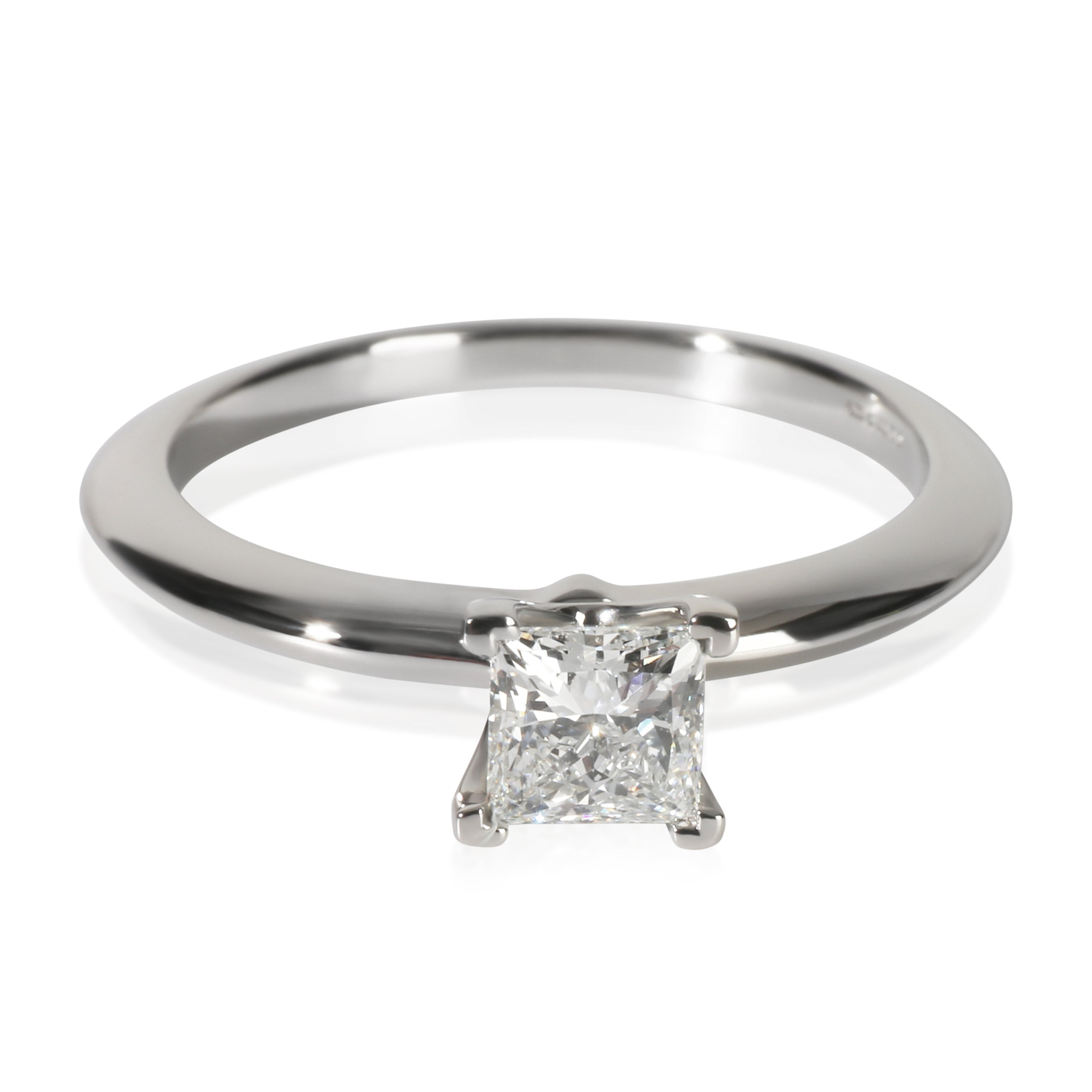 Tiffany & Co. 0.57 ct Princess Diamond Engagement Ring fv