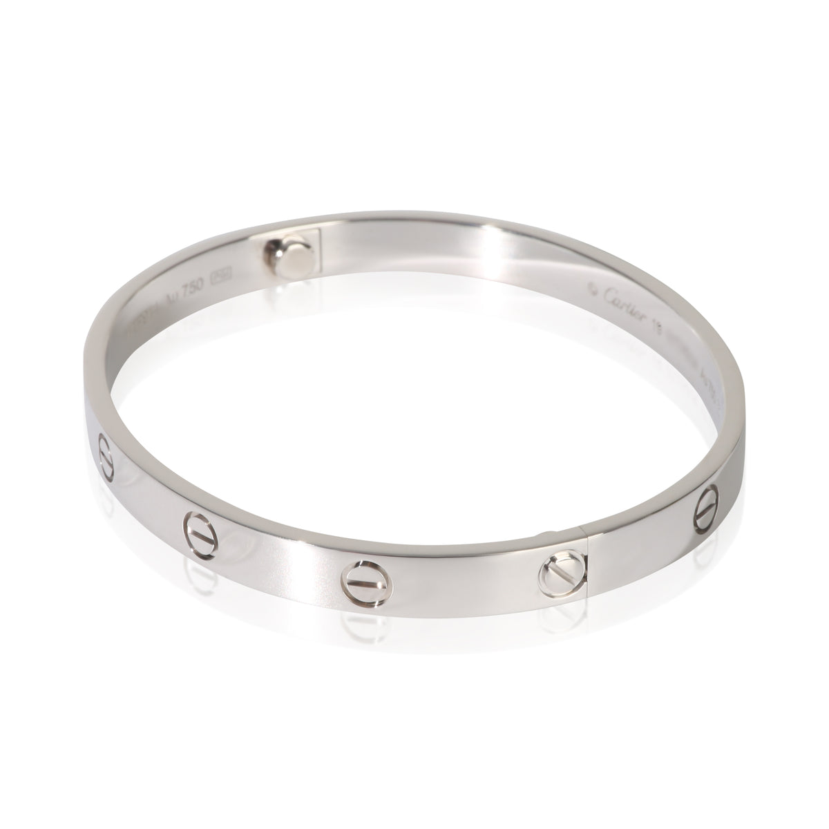 Cartier White Gold  Love Bracelet sv