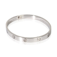Cartier White Gold  Love Bracelet sv