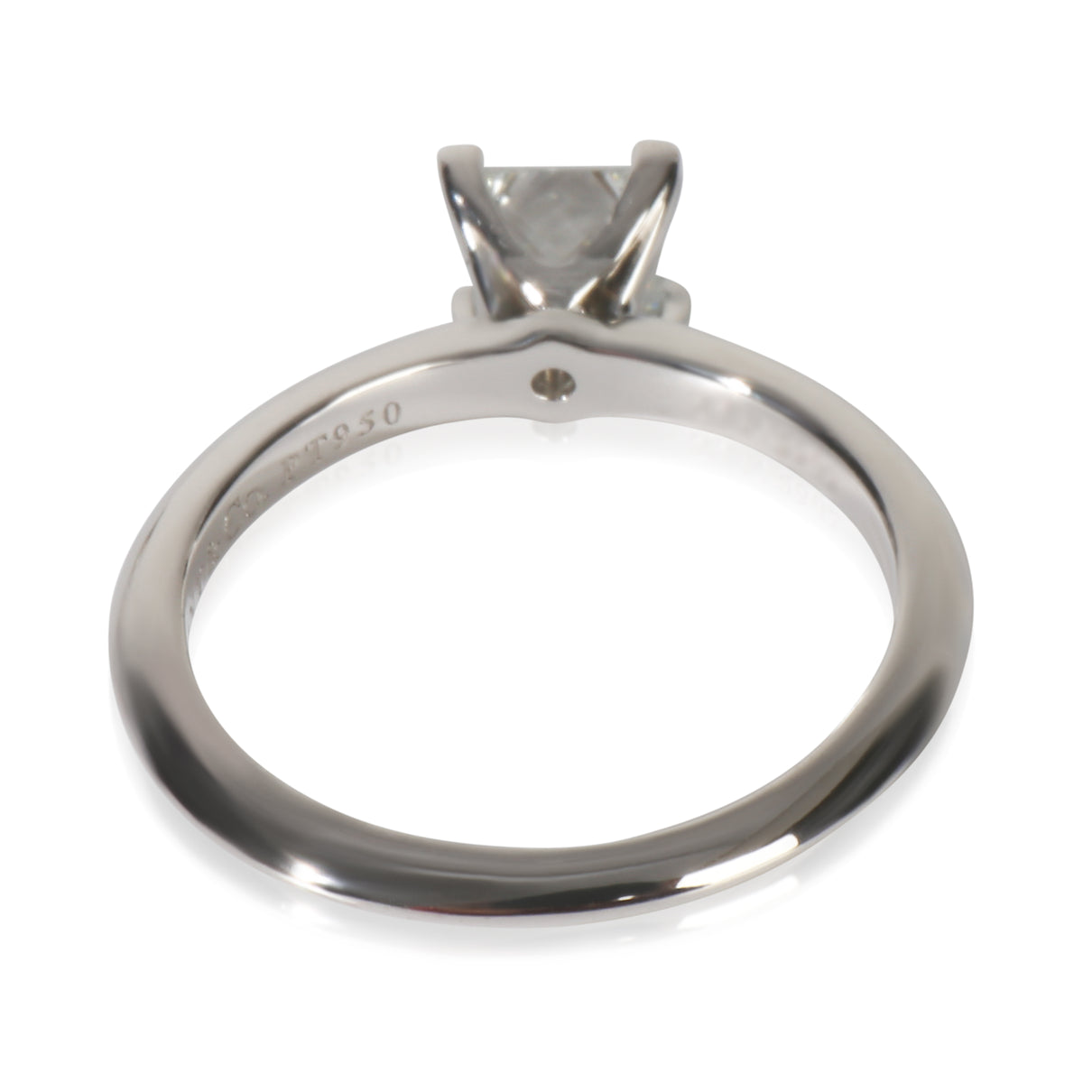 Tiffany & Co. 0.55 ct Princess Diamond Engagement Ring pv