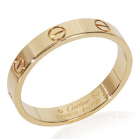 Cartier Yellow Gold  Small Model Love Ring bv