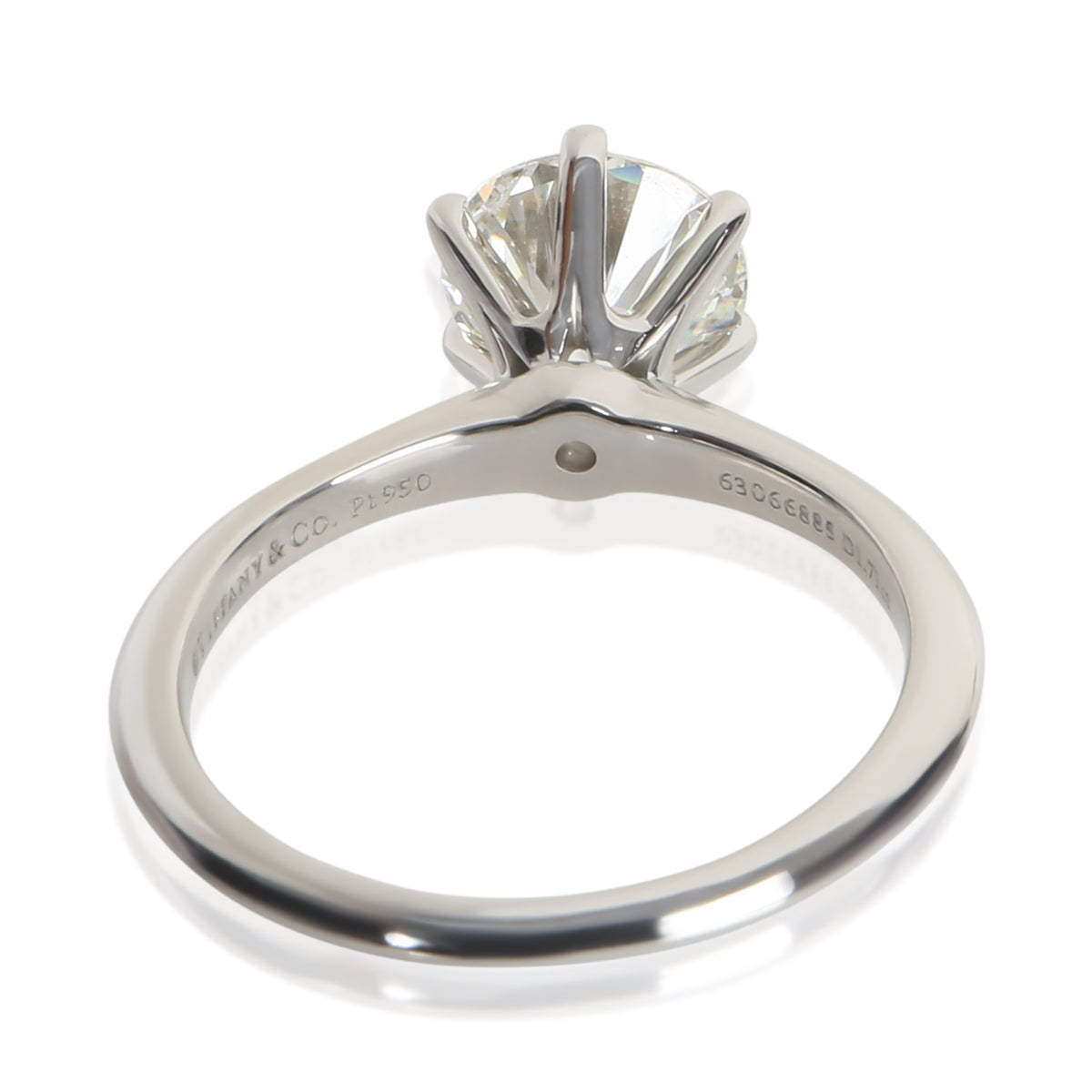 Tiffany & Co. 1.71 ct Round Brilliant Diamond Engagement Ring pv