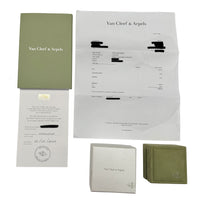 Van Cleef & Arpels Yellow Gold Mother Of Pearl Sweet Alhambra Pendant box