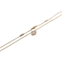 Van Cleef & Arpels Yellow Gold Mother Of Pearl Sweet Alhambra Pendant sv