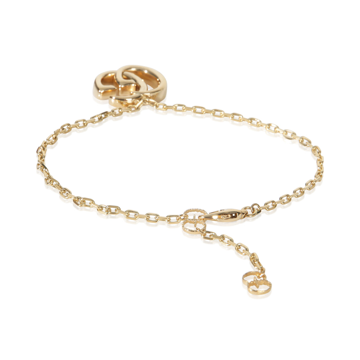 Gucci Yellow Gold  GG Marmont Charm Bracelet bv
