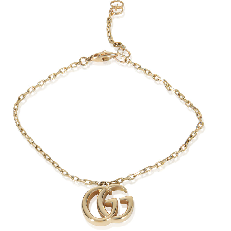 Gucci Yellow Gold  GG Marmont Charm Bracelet fv