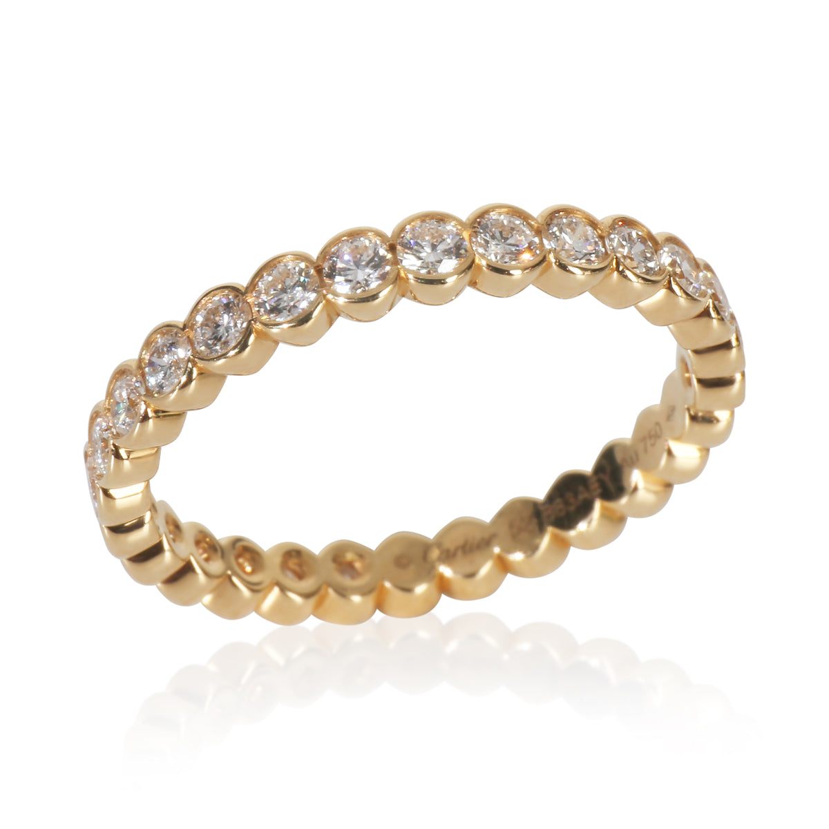 Cartier Yellow Gold Diamond Broderie de  Band pv