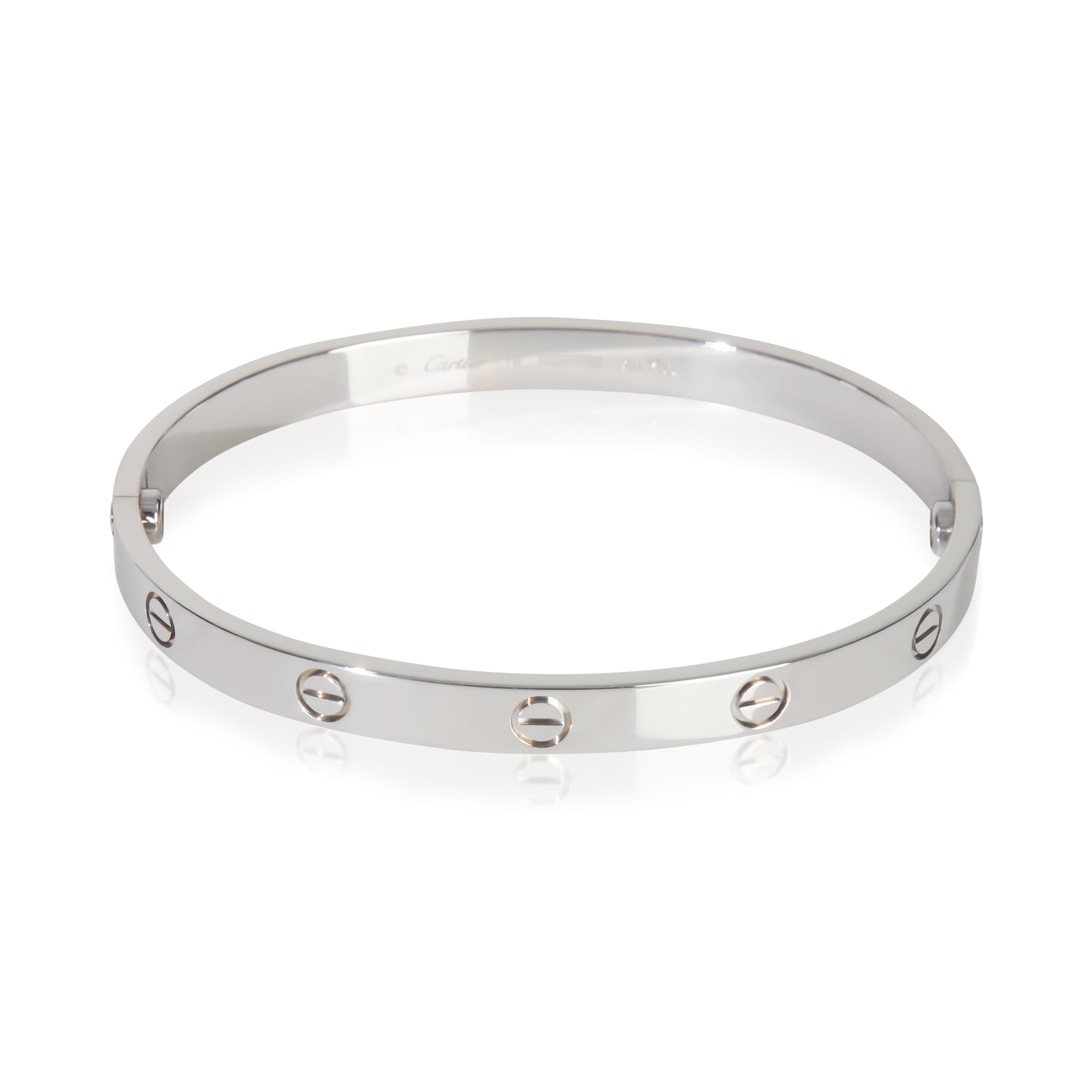 Cartier White Gold  Love Bracelet fv
