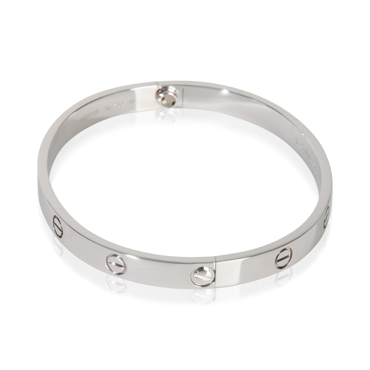 Cartier White Gold  Love Bracelet sv