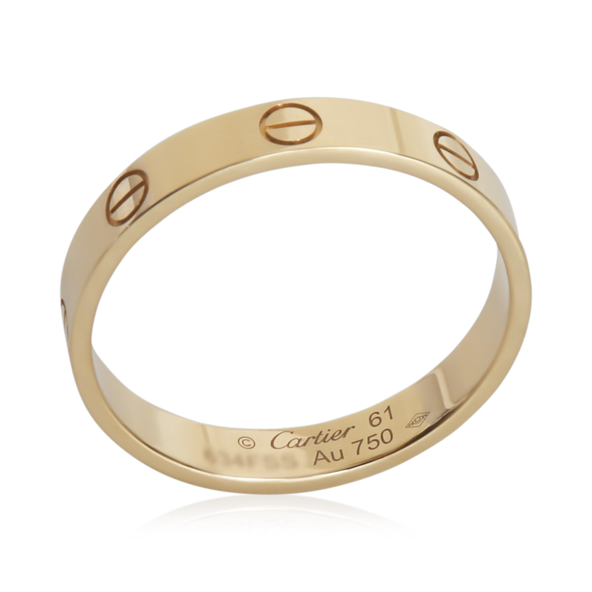 Cartier Yellow Gold  Small Model Love Ring bv