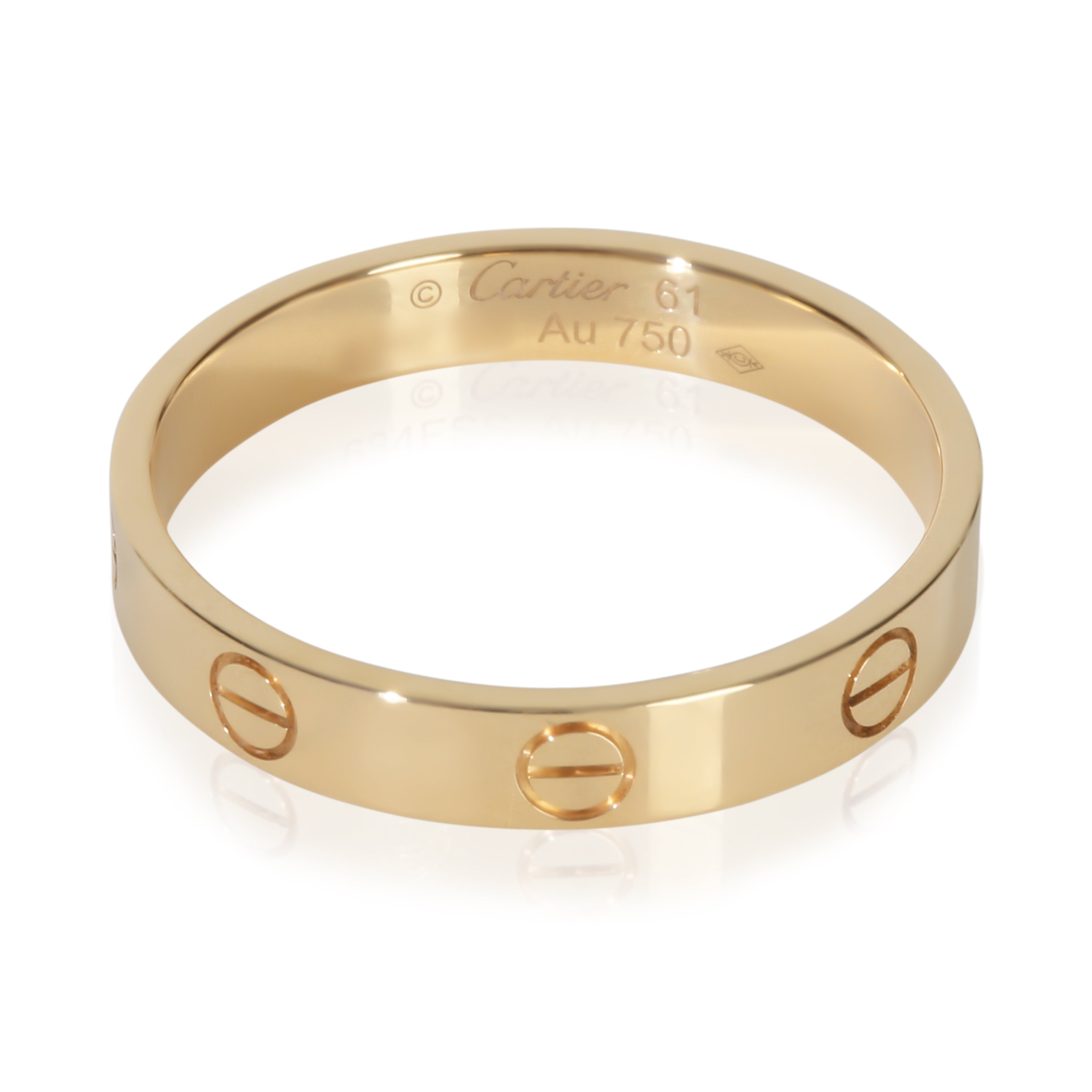 Cartier Yellow Gold  Small Model Love Ring fv