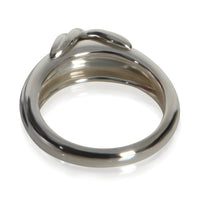 Tiffany & Co. Sterling Silver  Vintage 1990's Signature X Ring pv