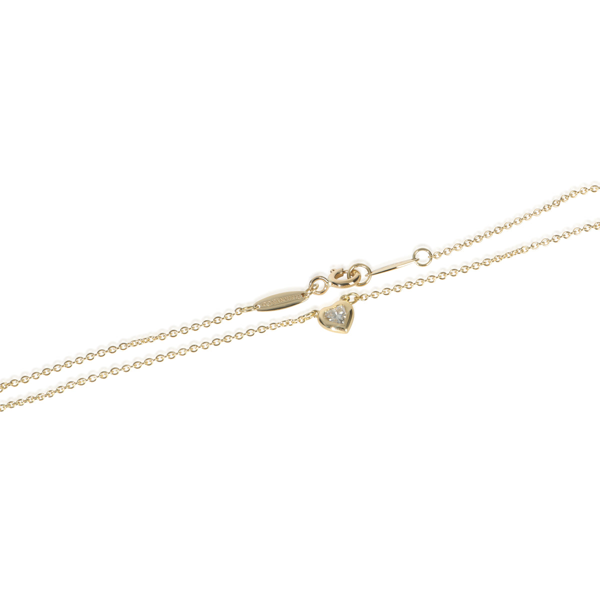 Tiffany & Co. Yellow Gold Diamond Elsa Peretti Diamond By The Yard Pendant sv