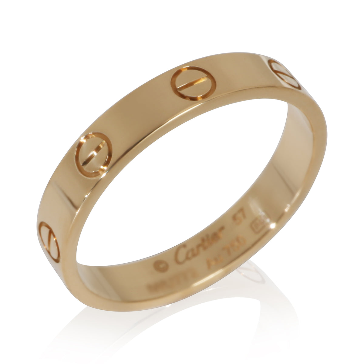 Cartier Yellow Gold  Small Model Love Ring bv