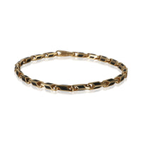 David Yurman Yellow Gold  Streamline Faceted Chain Bracelet fv