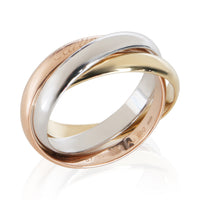 Cartier 3 Tone Gold  Classic Trinity Ring bv
