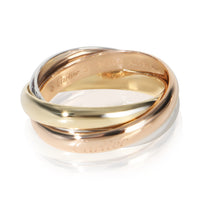Cartier 3 Tone Gold  Classic Trinity Ring fv