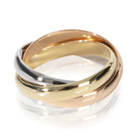 Cartier 3 Tone Gold  Classic Trinity Ring pv