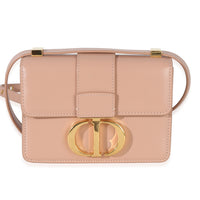 Christian Dior Light Pink Smooth Calfskin Micro 30 Montaigne Flap Bag Handbag fv
