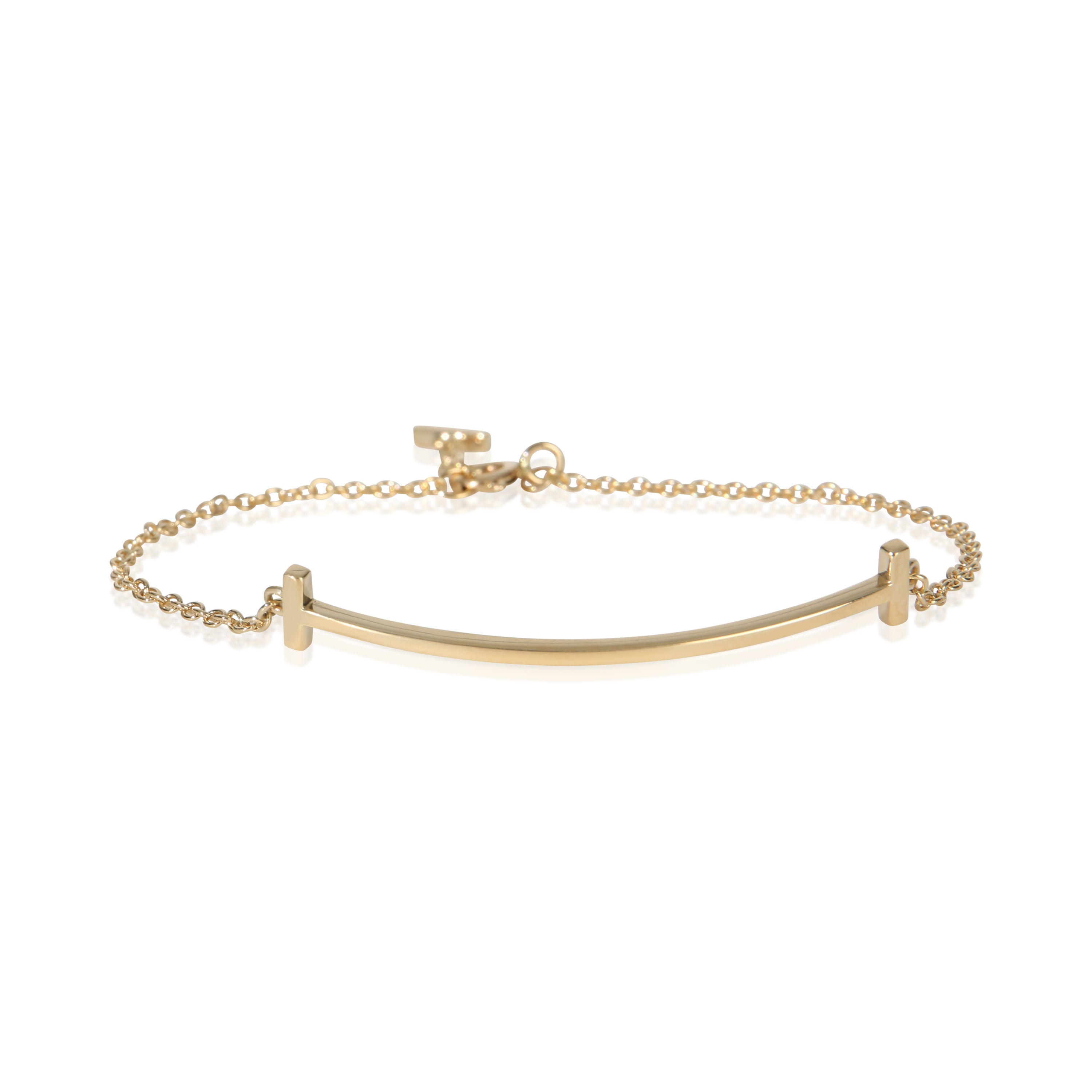 Tiffany & Co. Yellow Gold  Tiffany T Smile Bracelet fv
