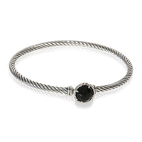 David Yurman Sterling Silver Onyx Chatelaine Bracelet fv