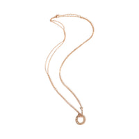 Cartier Rose Gold Diamond Love Necklace pv