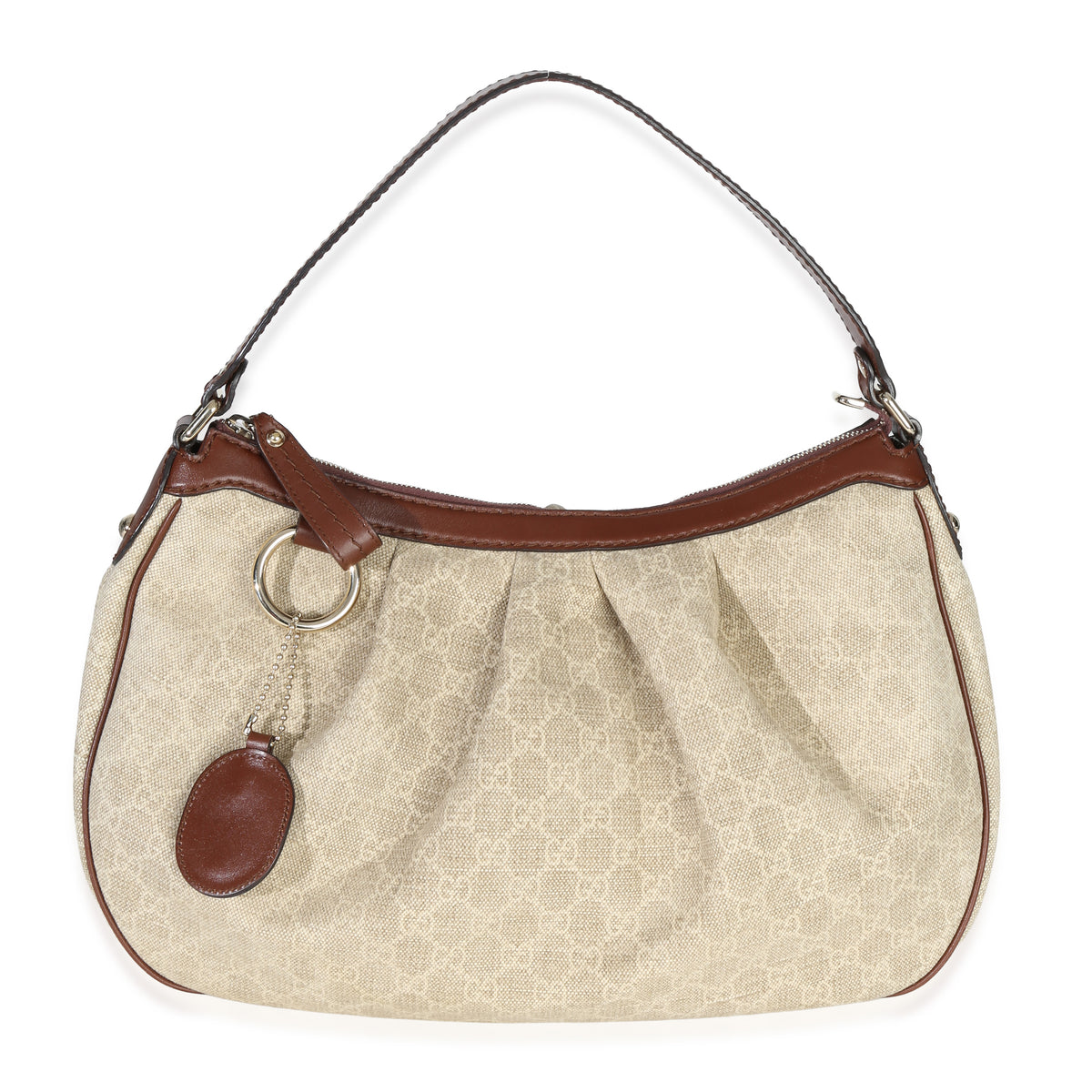 Gucci Beige GG Canvas Medium Sukey Hobo Handbag id