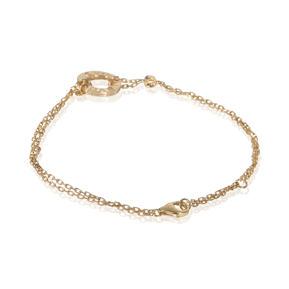 Cartier Yellow Gold Diamond Love Bracelet pv
