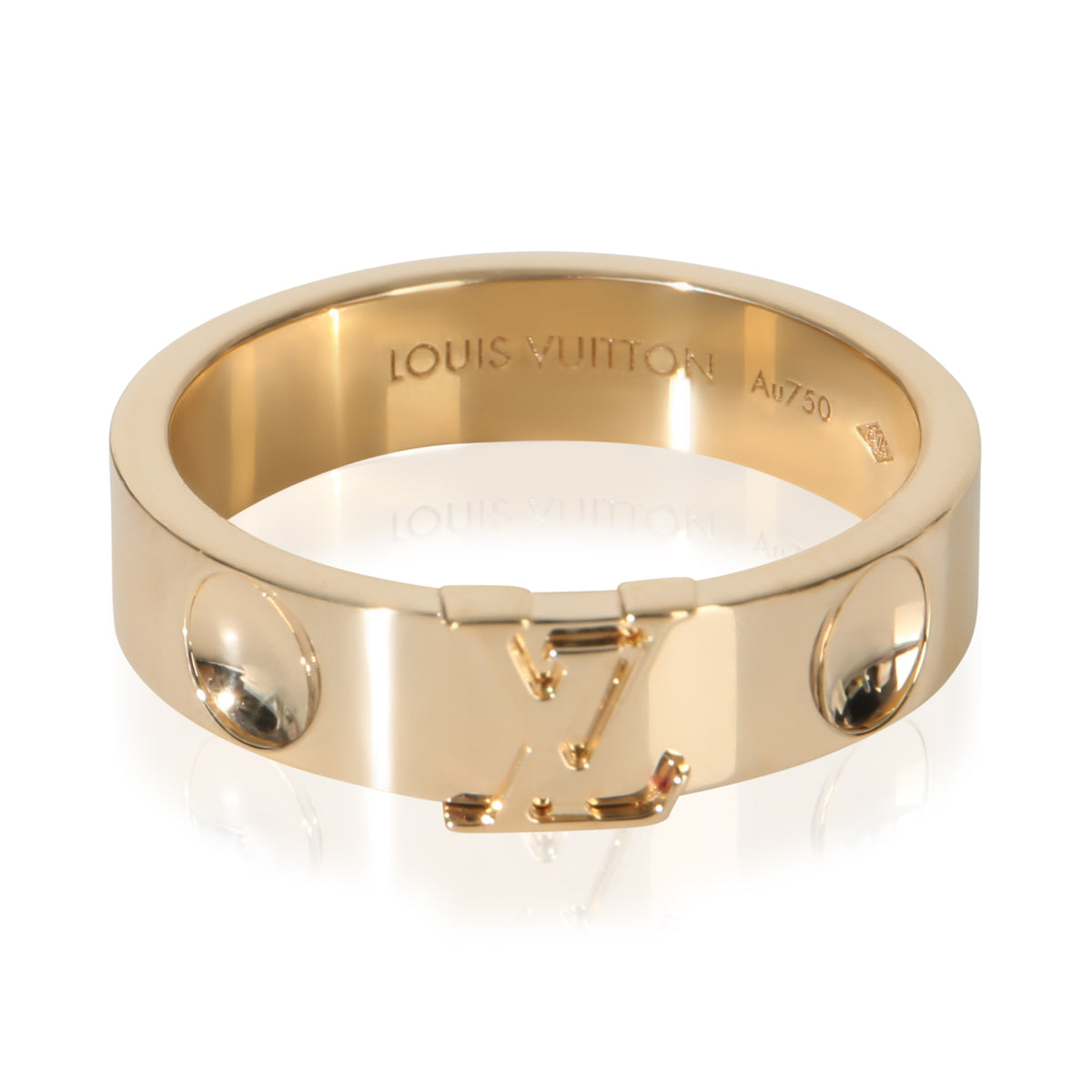 Louis Vuitton Yellow Gold  Empreinte Ring fv
