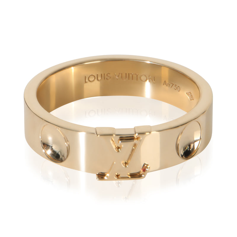 Louis Vuitton Yellow Gold  Empreinte Ring fv