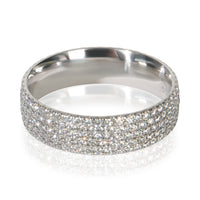 Tiffany & Co. White Gold Diamond Metro 5 Row Ring pv
