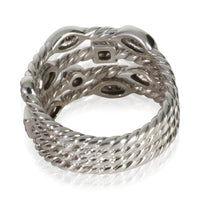 David Yurman Sterling Silver Diamond Confetti Ring pv