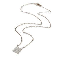 Gucci Sterling Silver  Trademark Pendant pv