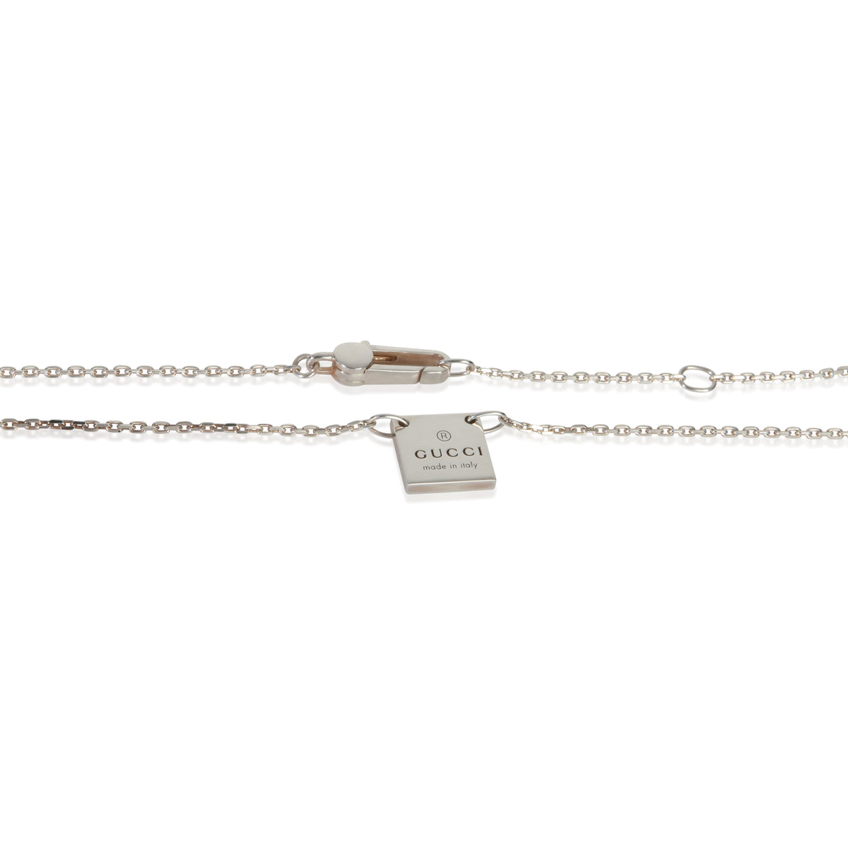 Gucci Sterling Silver  Trademark Pendant sv