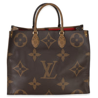 Louis Vuitton Reverse Monogram Canvas Onthego MM Handbag fv