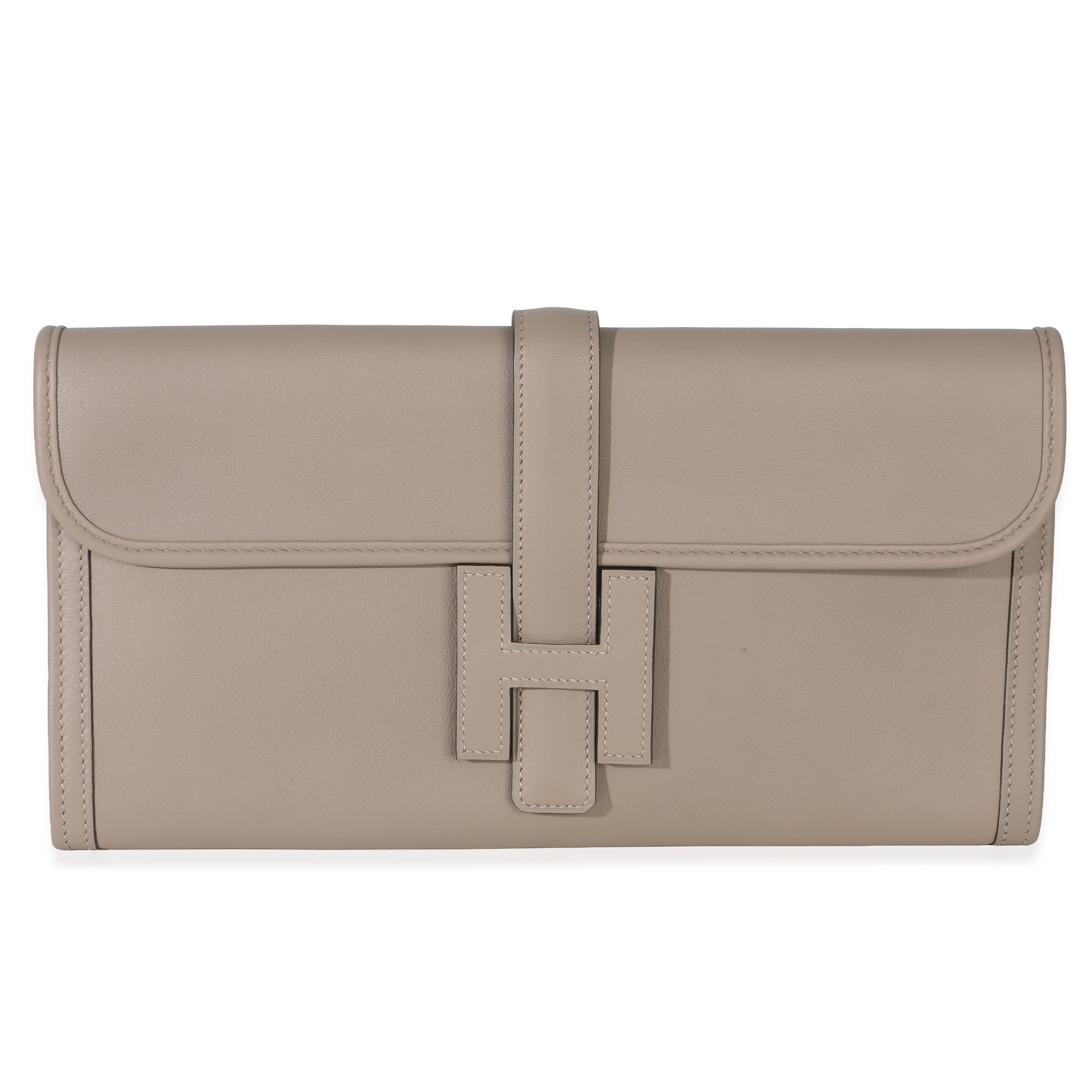 Hermès Argile Evercolor Jige Elan 29 Handbag fv