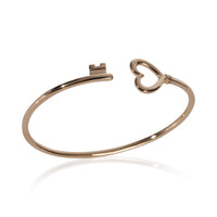 Tiffany & Co. Rose Gold  Heart Key Wire Bracelet bv