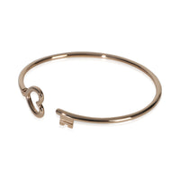 Tiffany & Co. Rose Gold  Heart Key Wire Bracelet sv
