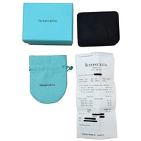 Tiffany & Co. Platinum Diamond Inside Out Hoop Earrings box