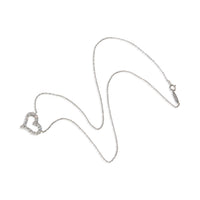 Tiffany & Co. Platinum Diamond Heart Pendant pv