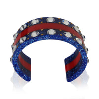 Gucci Crystal Cuff Bracelet bv